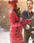 The Christmas Promise Torrey Devitto Puffer Coat