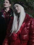 Dead Boy Detectives Niko Sasaki Red Puffer Jacket