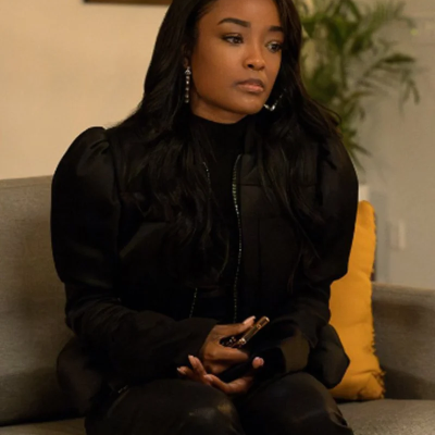 Diana Tejada Power Book II Ghost S04 Black Puffer Jacket