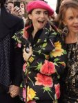 Lily Collins Emily in Paris Floral Hooded Jacket