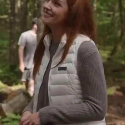 Morgan Kohan Sullivan’s Crossing White Puffer Vest