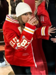 Taylor Swift Chiefs Red Puffer Jacket