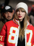 Taylor Swift Chiefs Red Puffer Jacket