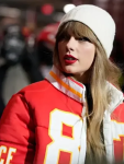 Taylor Swift Chiefs Red Puffer Jacket